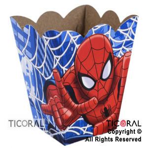 SPIDERMAN CAJITA POCHOCLERA x 6